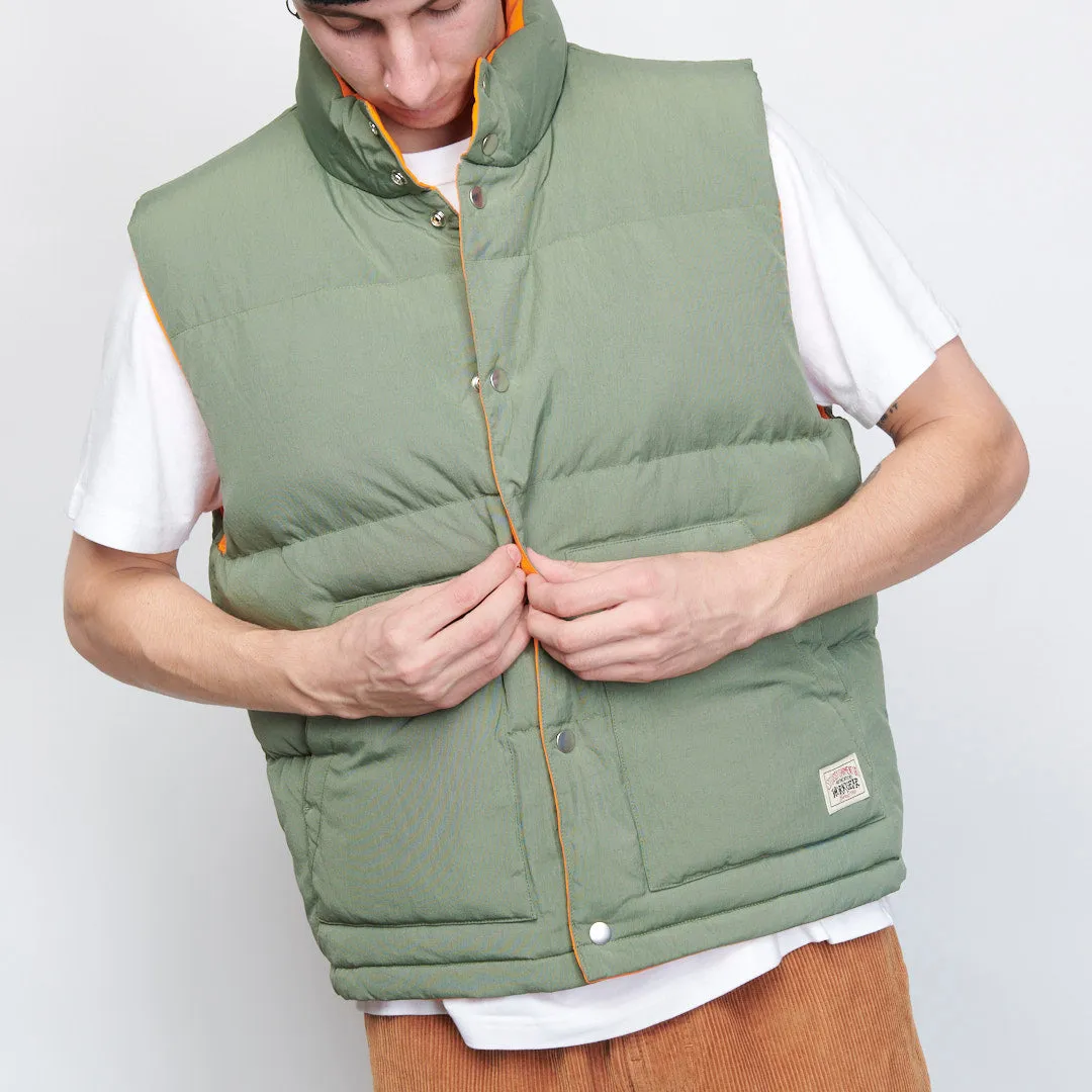 Stüssy - Reversible Down Workgear Vest (Olive)