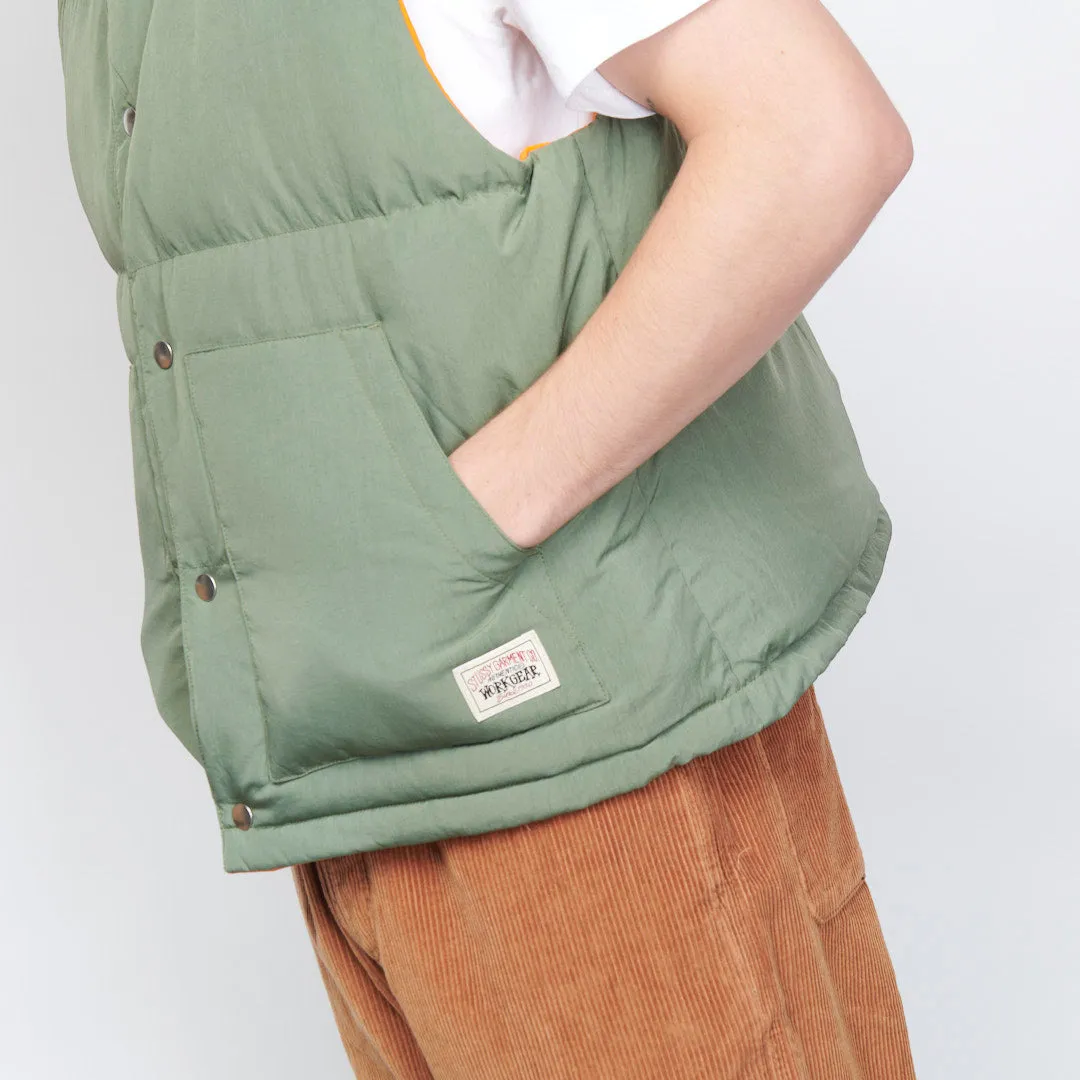 Stüssy - Reversible Down Workgear Vest (Olive)