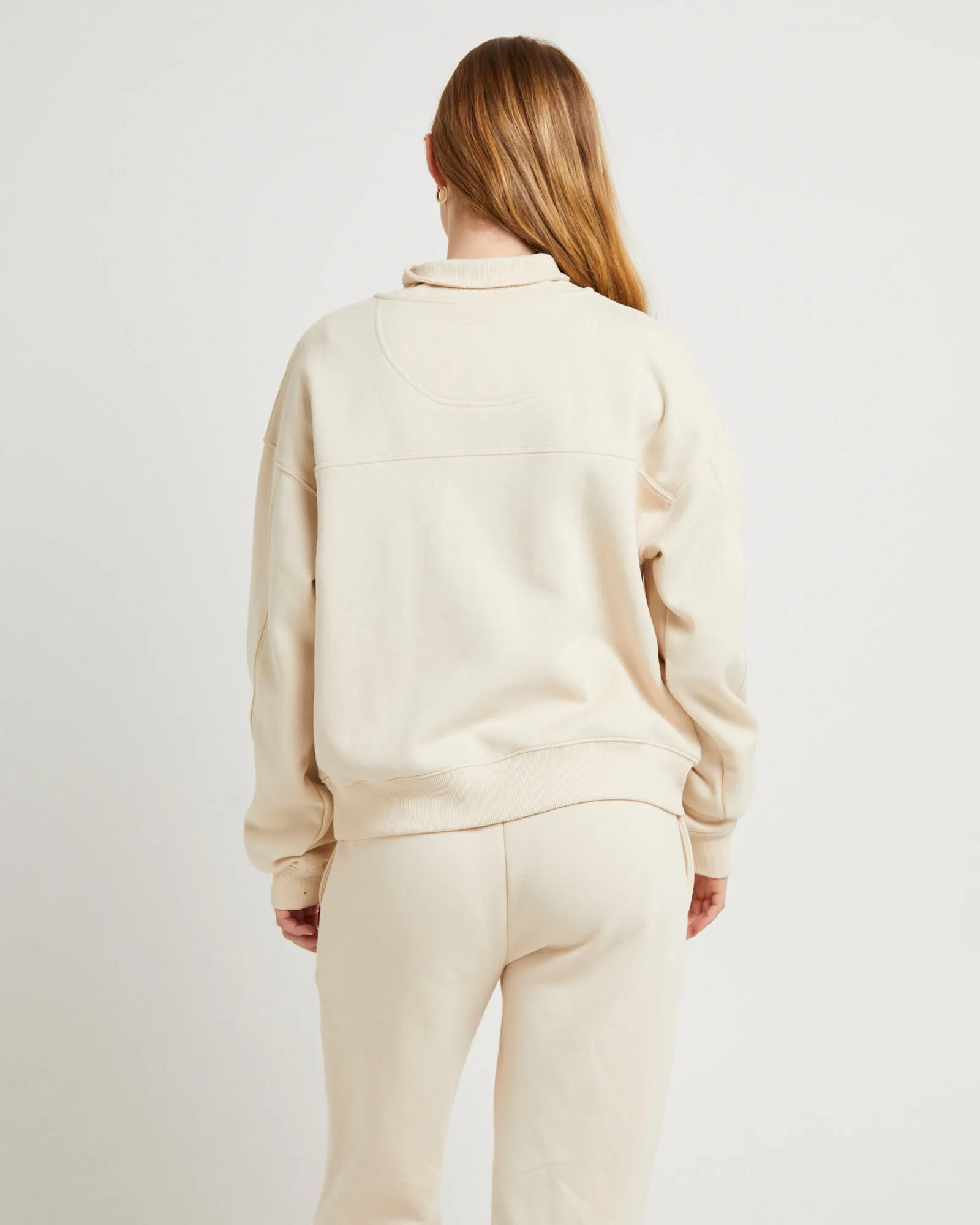 Subtitled State Panelled Zip Front Fleece