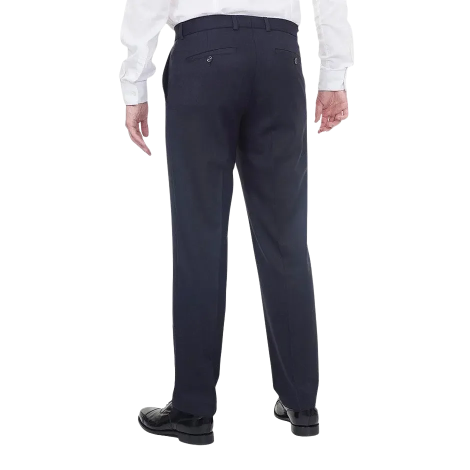 Sunwill Wool Blend Trousers in Navy