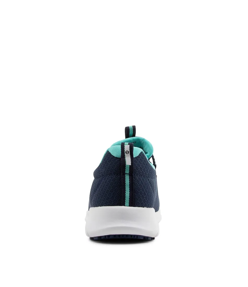 SUPERSOFT Kanfen Navy-aqua Mesh Sneakers