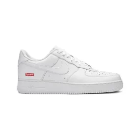 Supreme x nike air force 1 low (box logo white/ supreme red) men