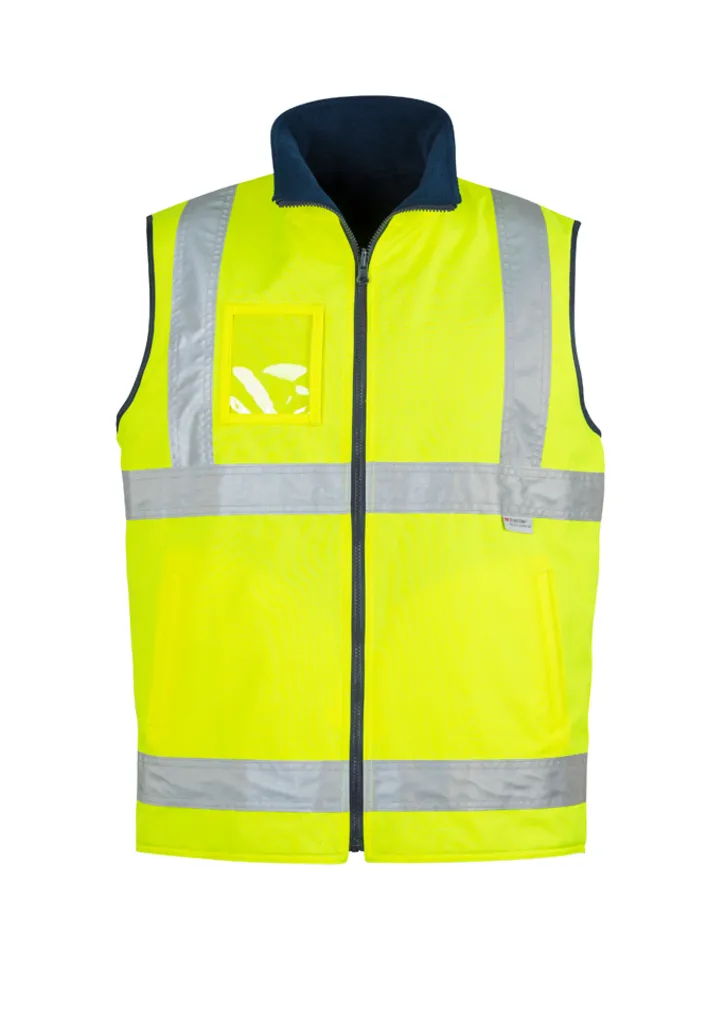 Syzmik Lightweight Fleece Lined Vest Hi Vis