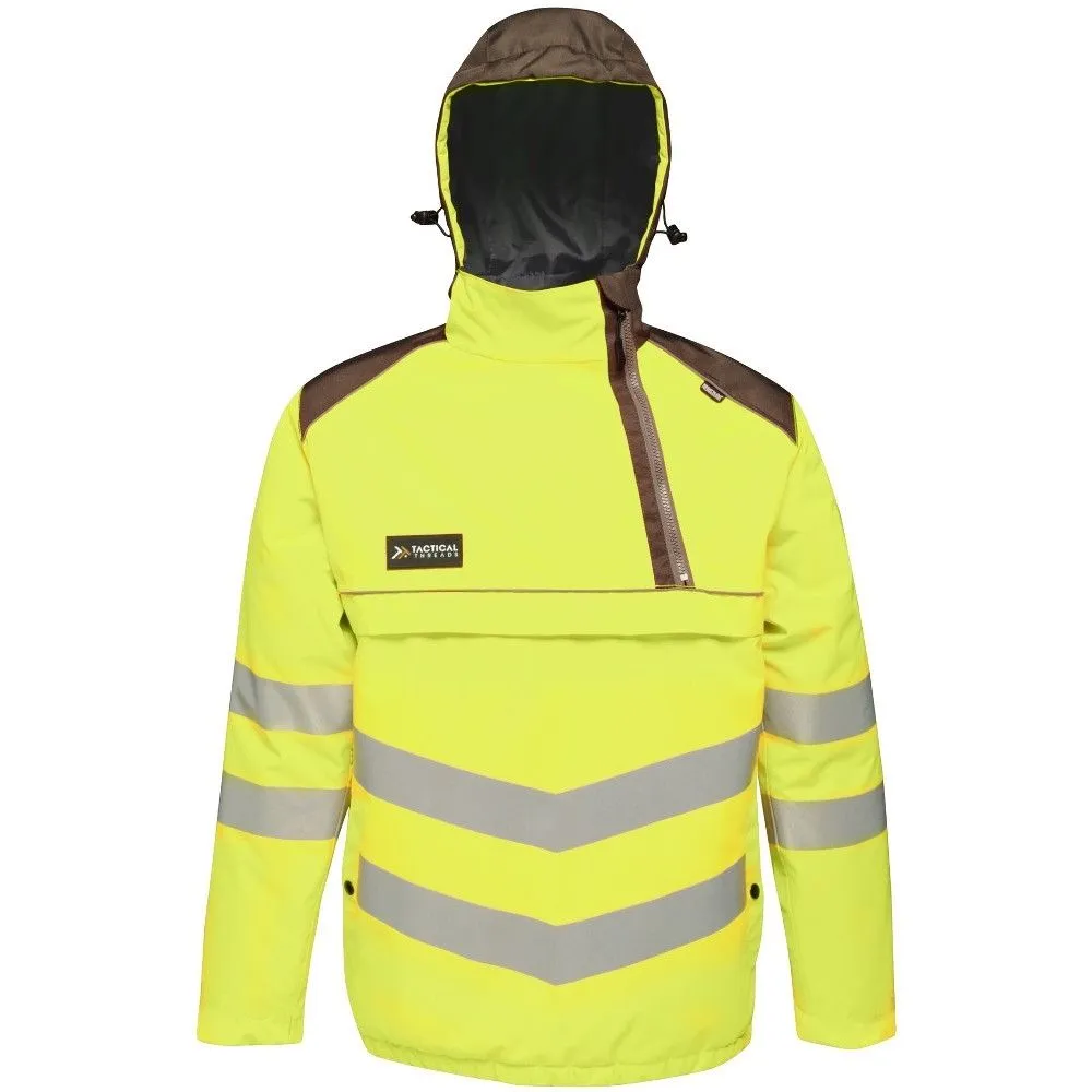 Tactical Threads Mens Hi Vis Waterproof Workwear Jacket