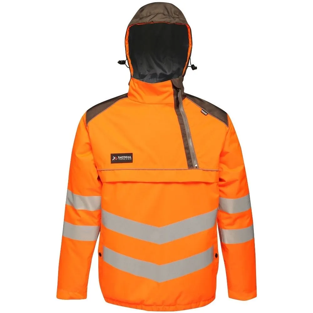 Tactical Threads Mens Hi Vis Waterproof Workwear Jacket