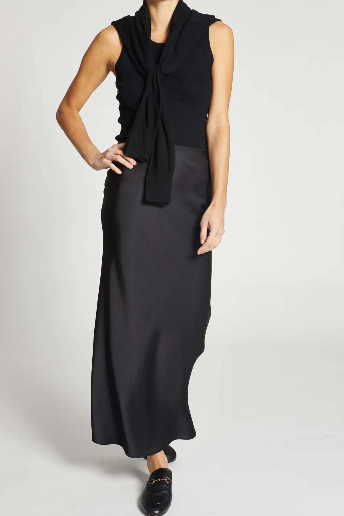 Talia Maxi Skirt - Black