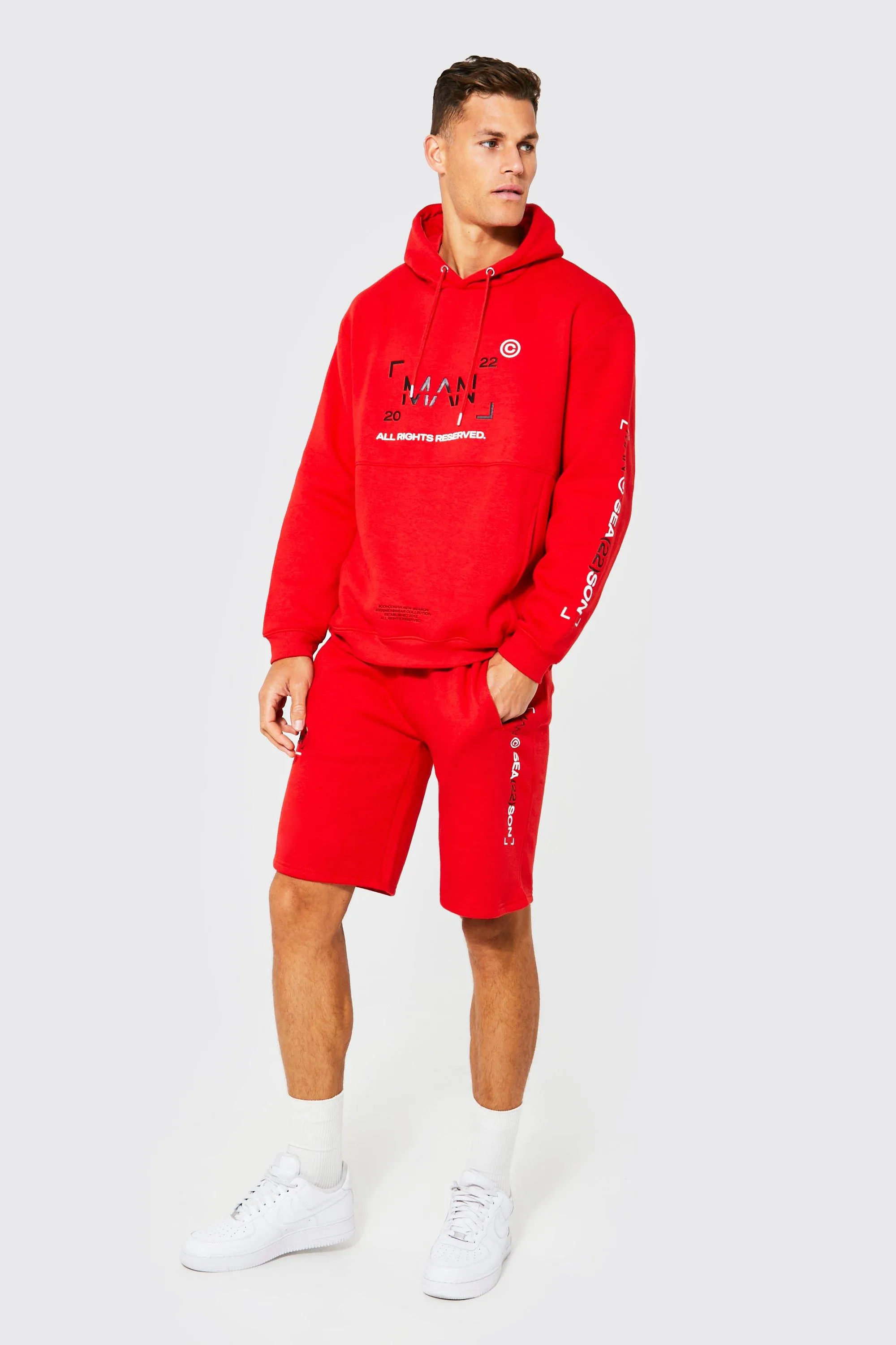 Tall Man Dash Short Hooded Tracksuit