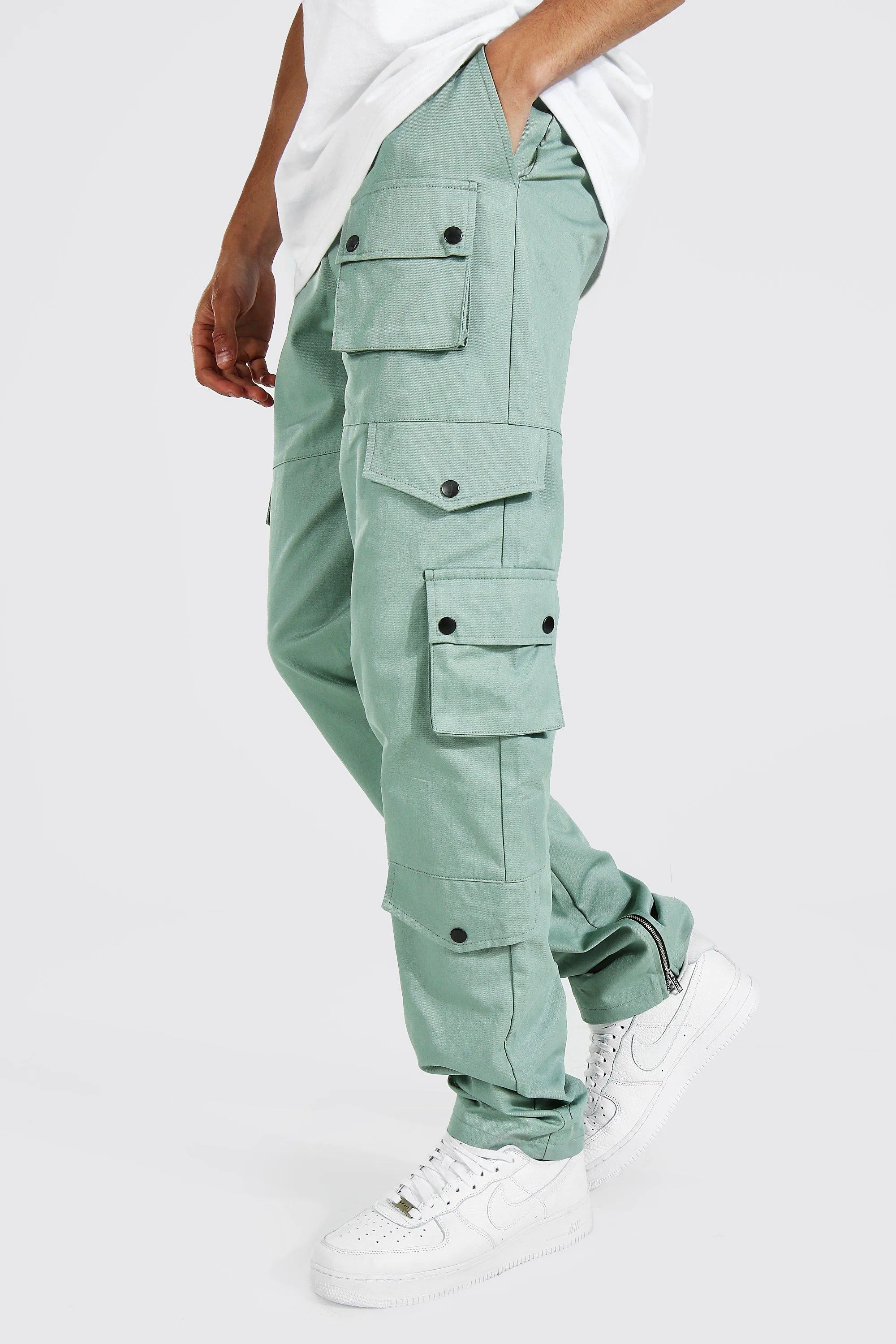 Tall Relaxed Fit Twill Cargo Pants