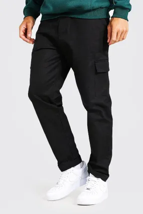 Tall Straight Leg Twill Cargo Pants