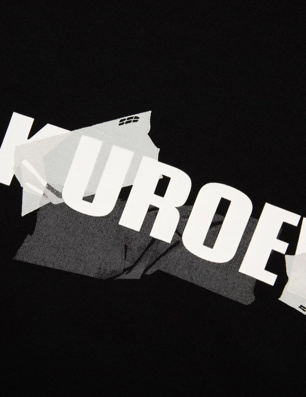 Tape Logo Print Regular Fit Hoodie
