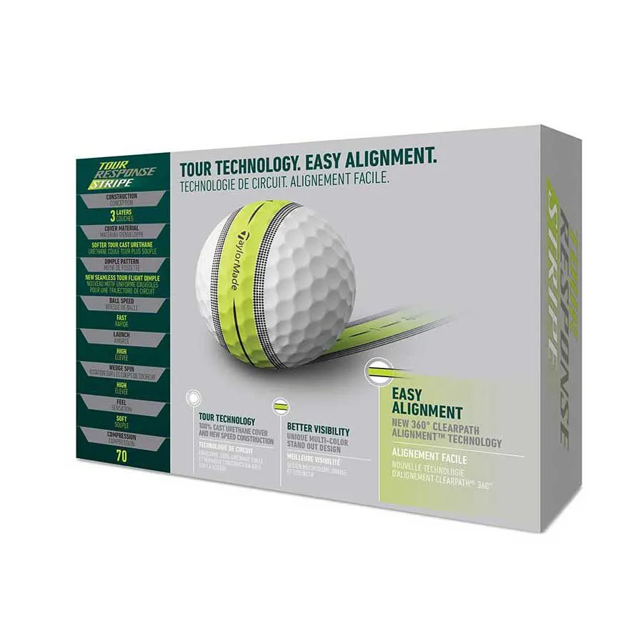 TaylorMade Tour Response Stripe '22 Golf Balls