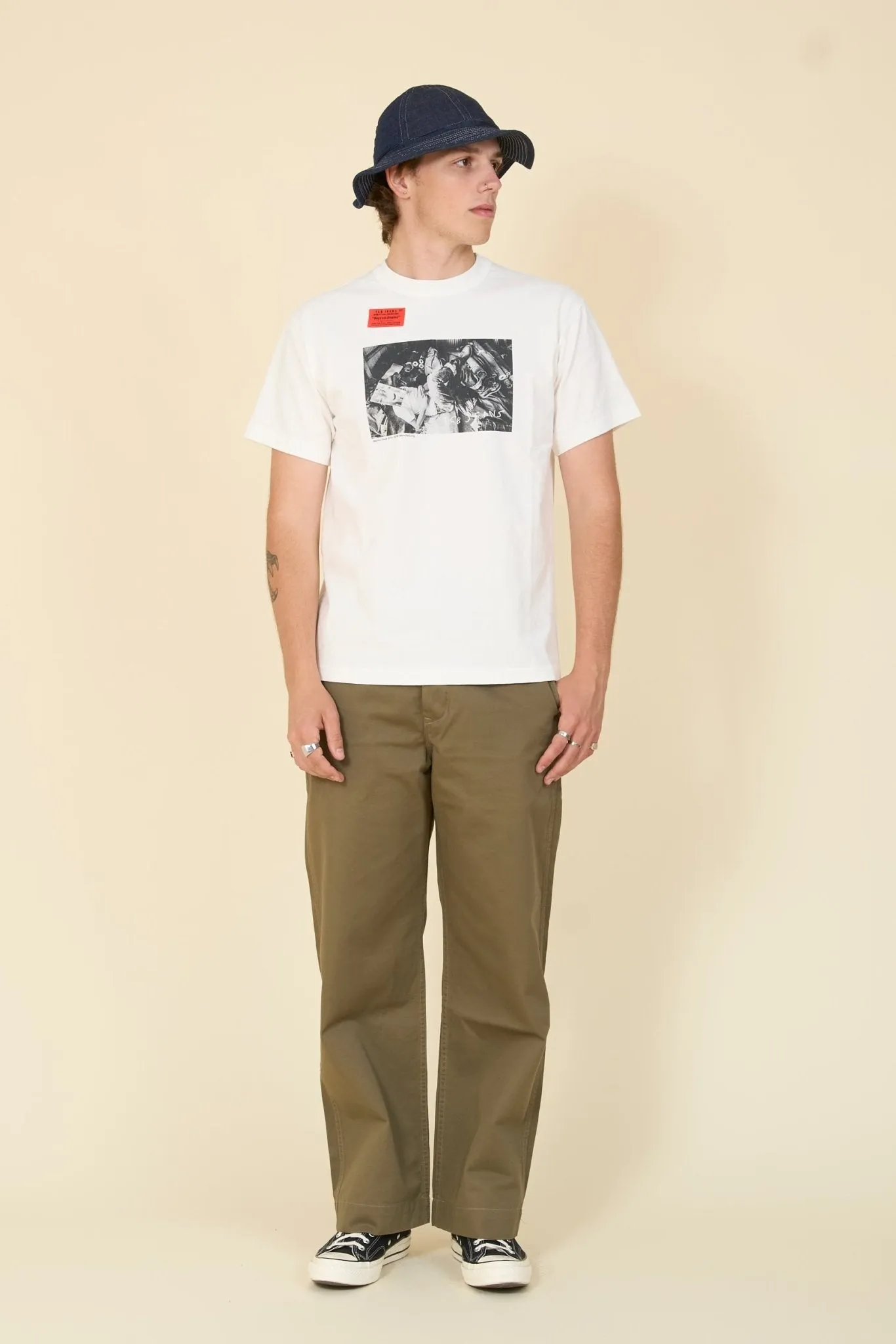 TCB Jeans x XX Development Boys On Dreams T-shirt - White