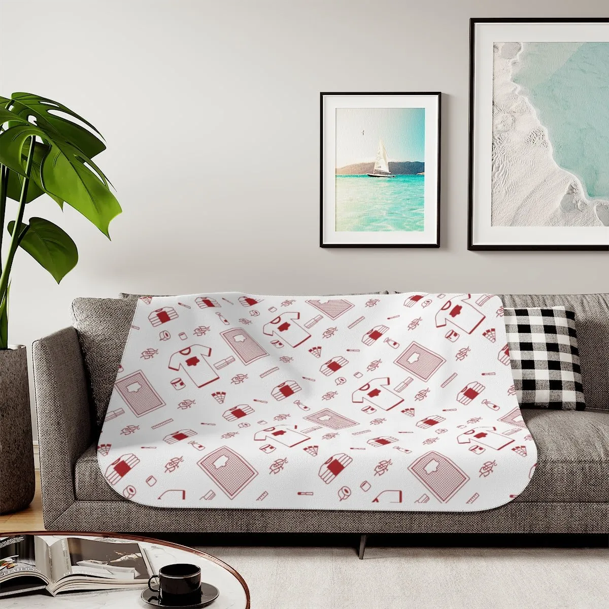 Template Sherpa Blanket