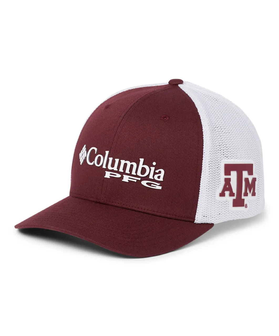 Texas A&M Aggies Columbia Men's Maroon PFG Mesh Ball Cap