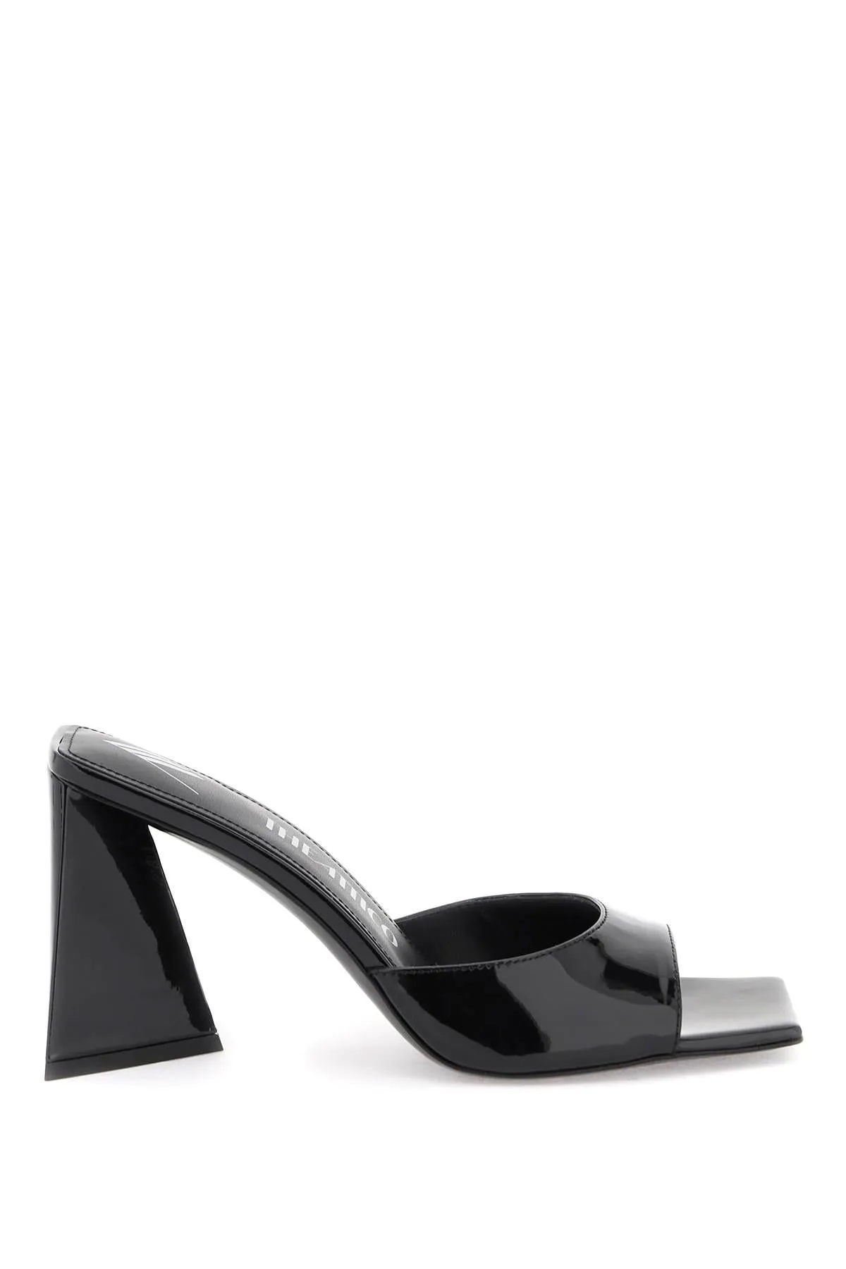 The Attico    The Attico Devon Mules In Patent Leather