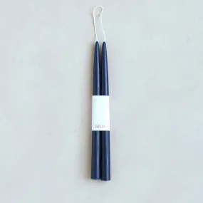The Floral Society 12 Taper Candles 2-Pack - Midnight