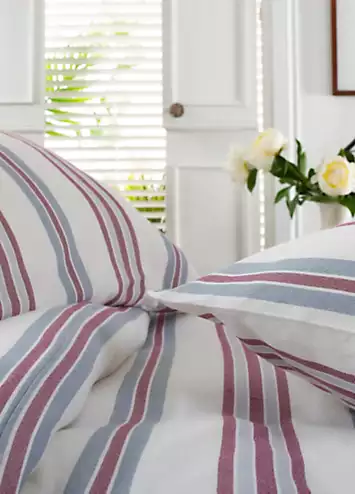 The Lyndon Company Magnate Brushed Cotton Duvet Cover Set | Kaleidoscope