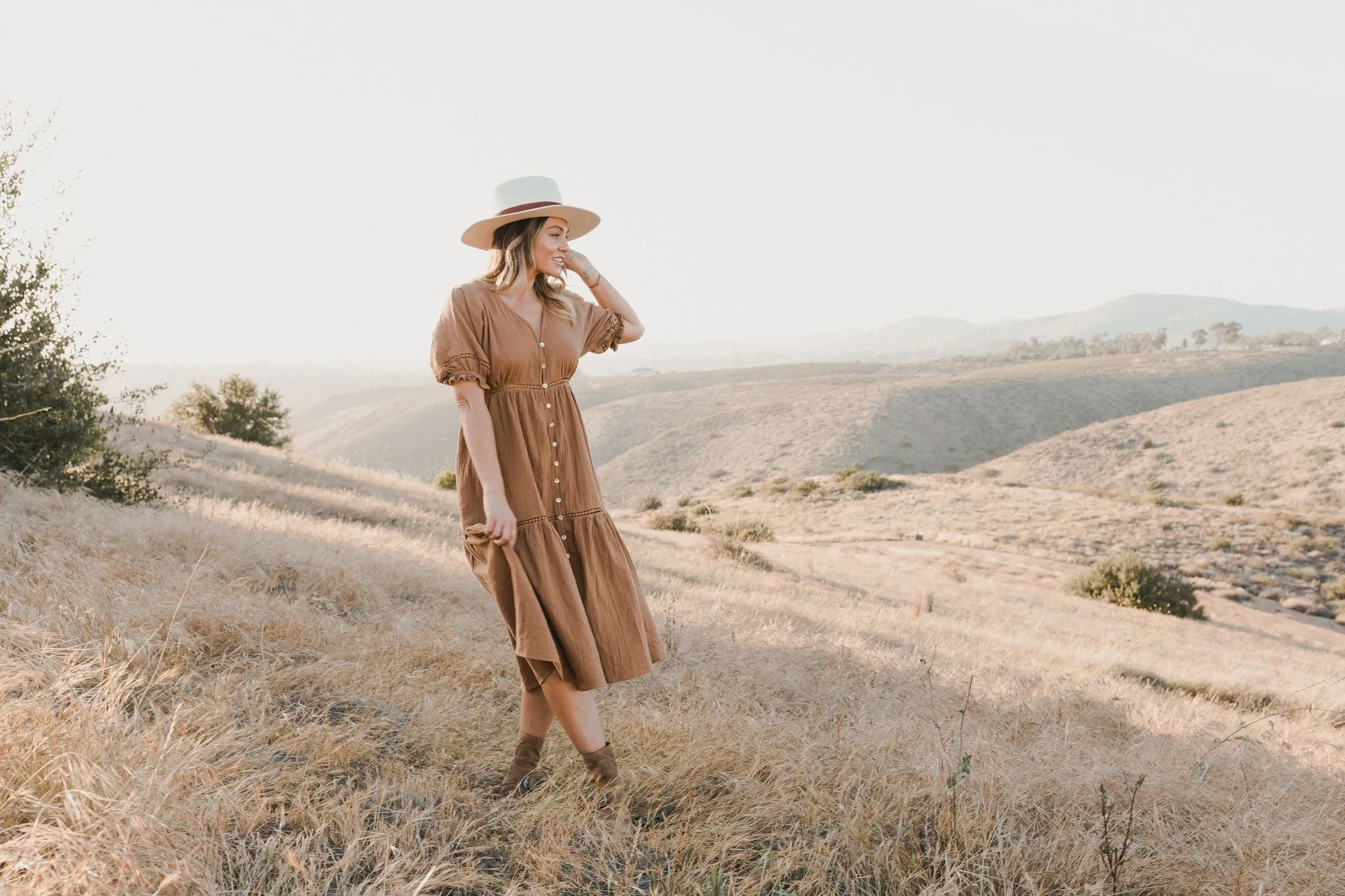 The Rancher Hat by Rylee & Cru - Ivory