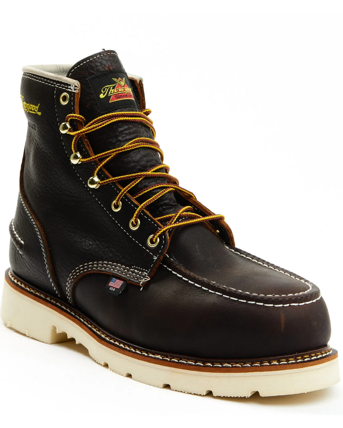 Thorogood Men's Boot Barn Exclusive Briar Pitstop 6" Work Boot - Steel Toe
