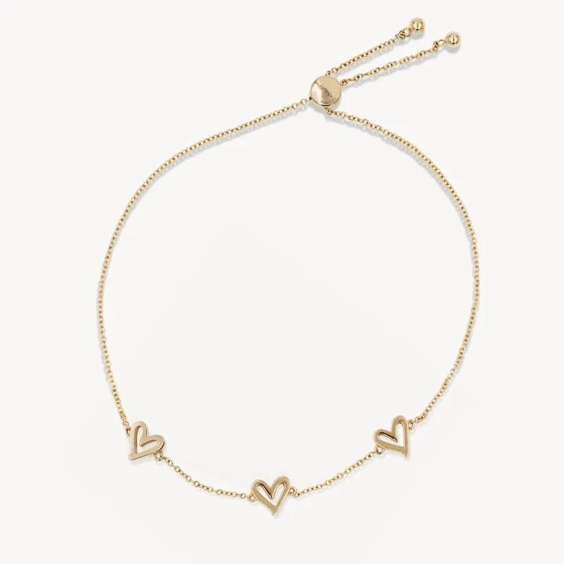 Three Hearts Bracelet