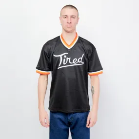 Tired Skateboards - Rounders Mesh Baseball Jersey (Black)