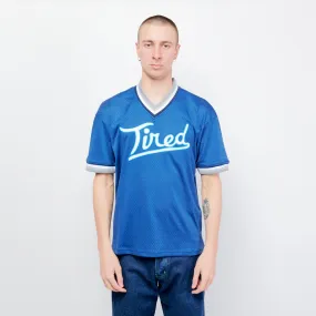 Tired Skateboards - Rounders Mesh Baseball Jersey (Navy)
