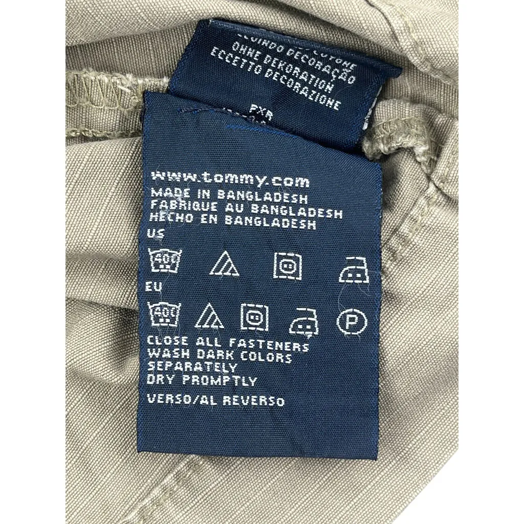 Tommy Hilfiger Utility Jacket - Medium - Khaki Cotton