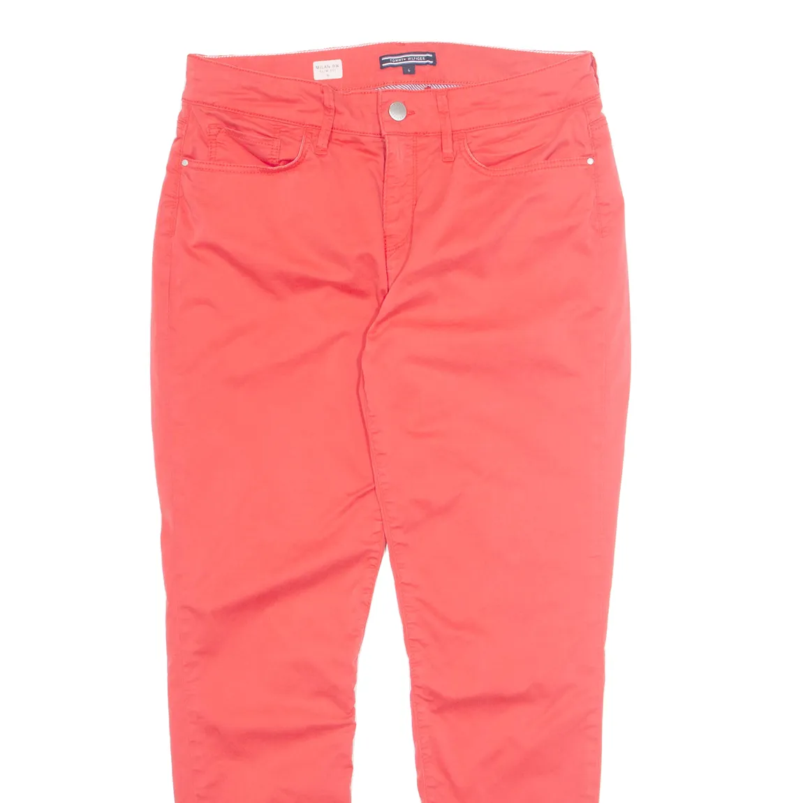 TOMMY HILFIGER Womens Trousers Pink Regular Tapered W28 L26