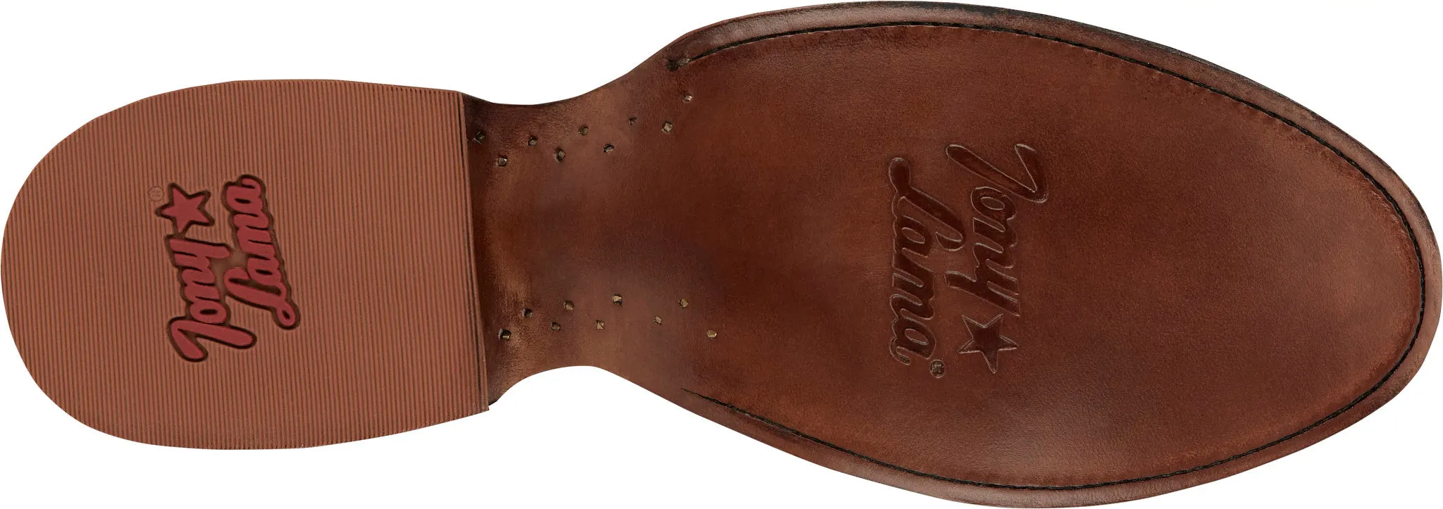 Tony Lama Men's Amado 12 Cognac Suede Round Toe Western Boot