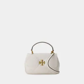 Tory Burch  Kira Diamond Quilt Top Handle Purse - Tory Burch - Leather - White