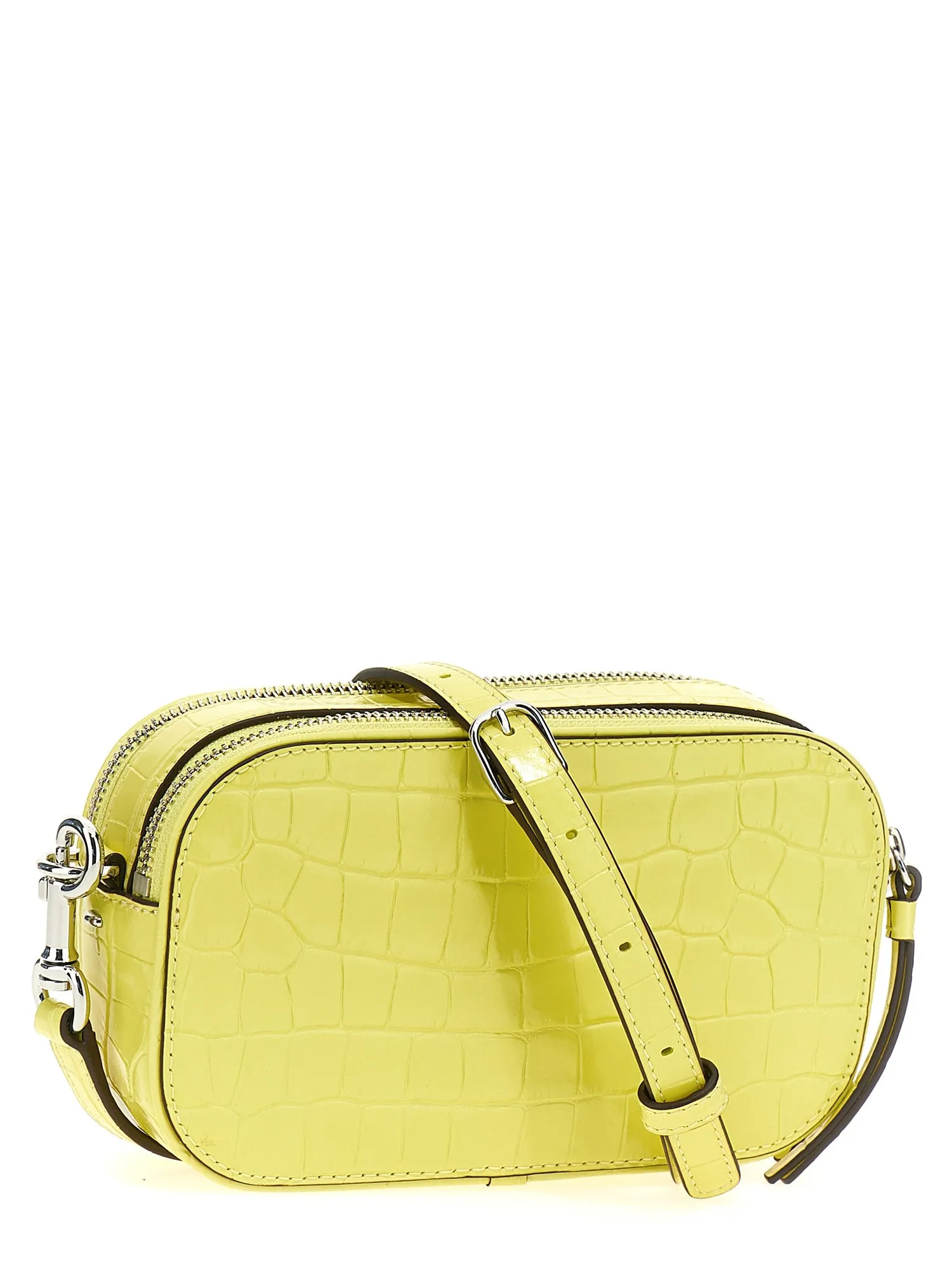 Tory Burch    Tory Burch 'Miller Croc Embossed Mini' Crossbody Bag