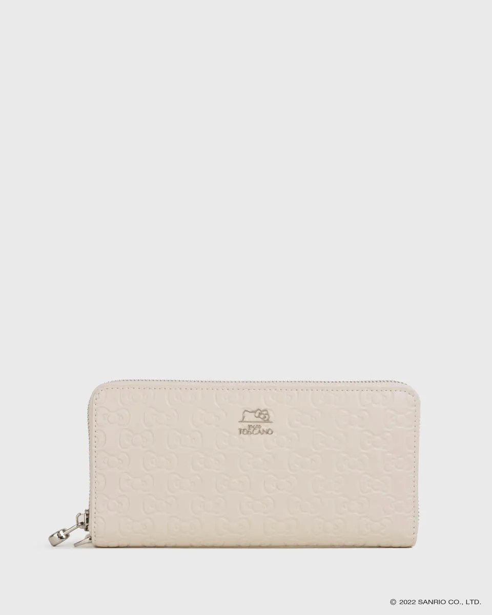 TOS X HELLO KITTY LONG WALLET (CREAM) | []