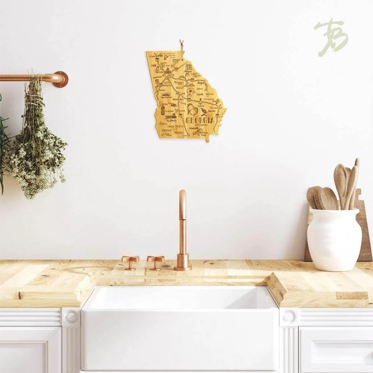 Totally Bamboo Georgia Destination Cutting Board