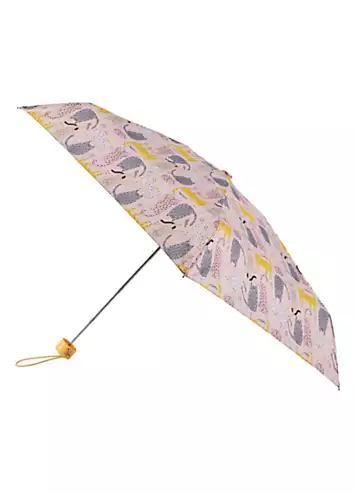 Totes Eco-Brella® Compact Round Dotty Cat Umbrella | Kaleidoscope