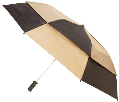 Totes Port Golf Sized Vented Canopy Automatic Compact Umbrella  
