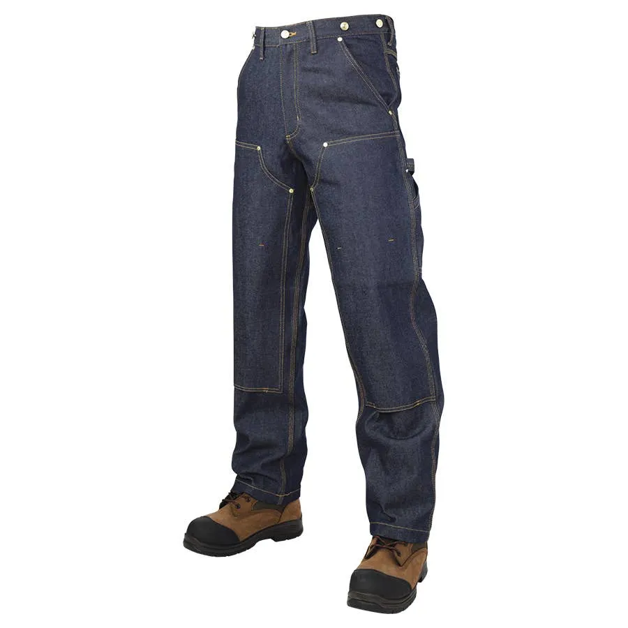 Tough Duck Men's Traditional Double Front Logger Jeans - Denim