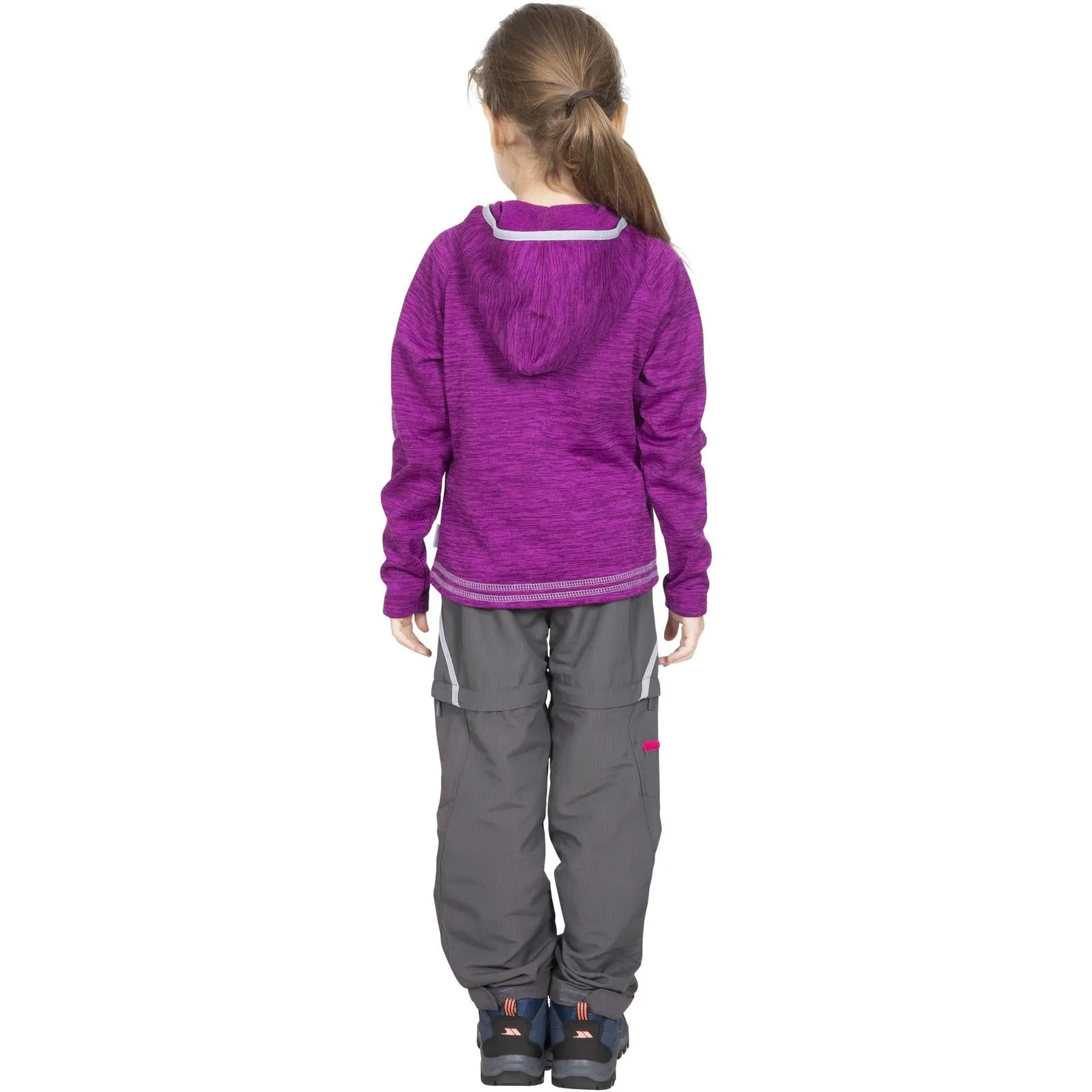 Trespass Kids Goodness Full Zip Hooded Fleece Jacket
