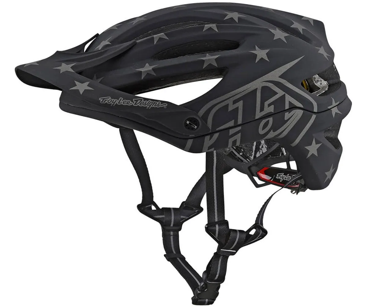 Troy Lee Designs A2 MIPS MTB Helmet - Superstar - Black - 2018