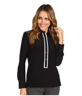 Tucker Collared Tunic Blouse Women's