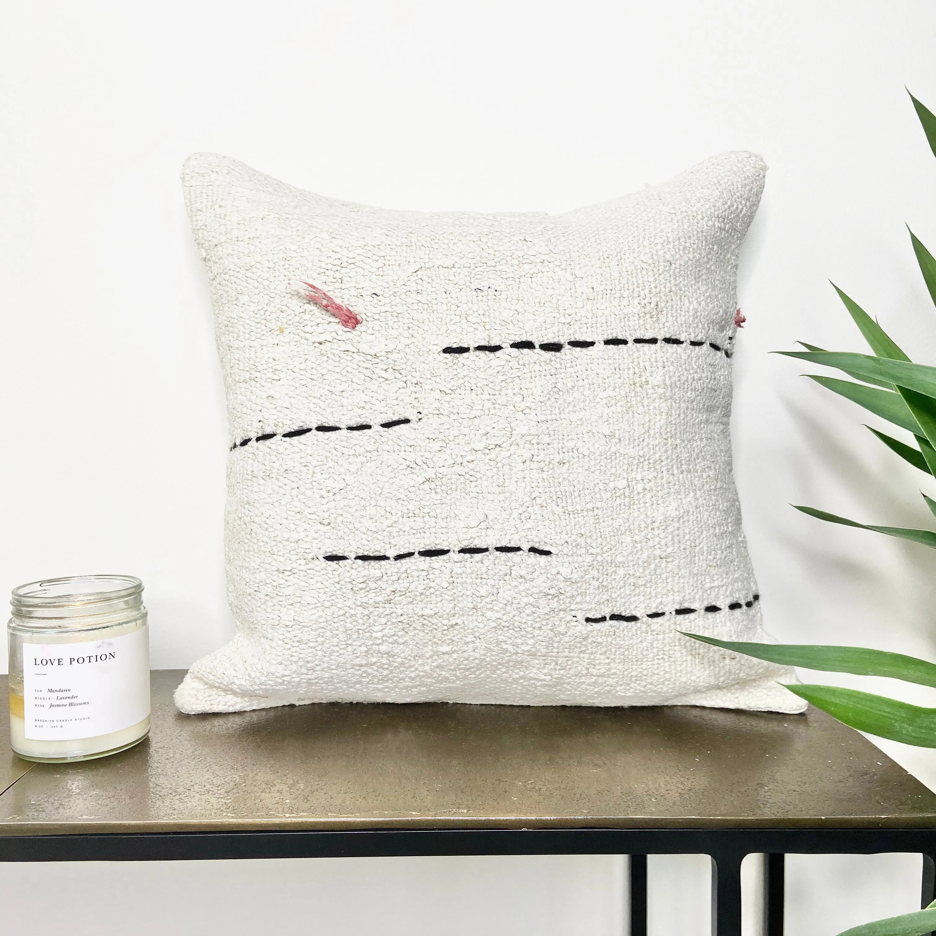 Turkish Hemp Throw Pillow - Dash