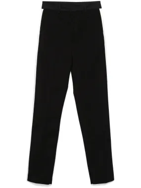 twill-weave trousers