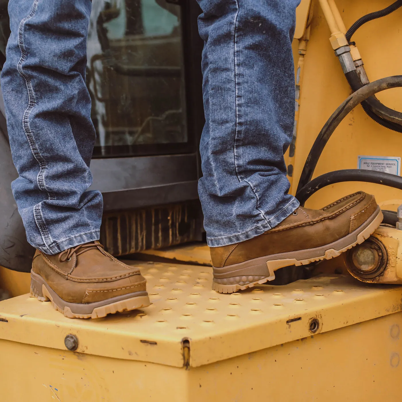 Twisted X CellStretch Men's 4-Inch Moc Composite Toe Electrical Hazard Work Boot