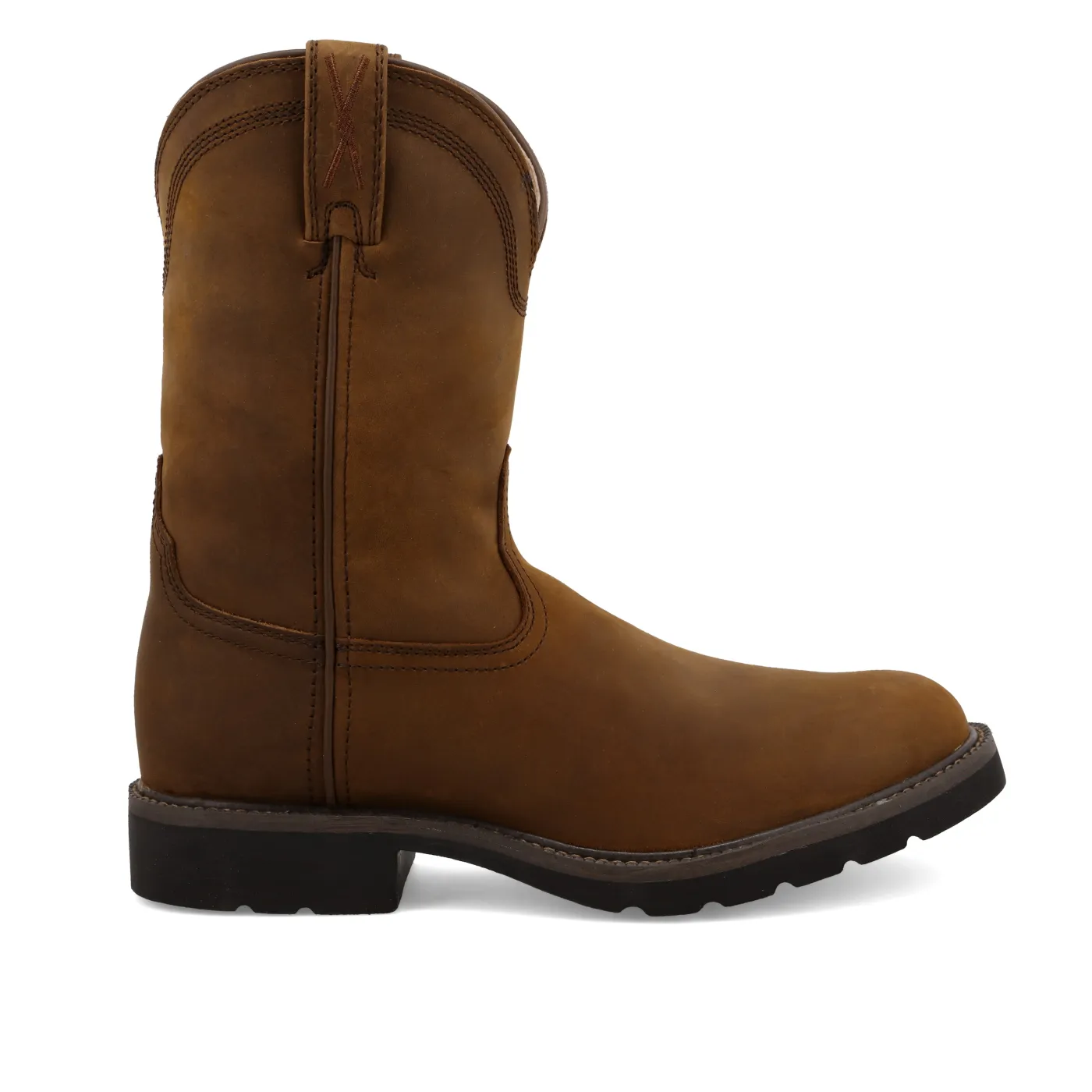 Twisted X Western Work Boot – Distressed Saddle