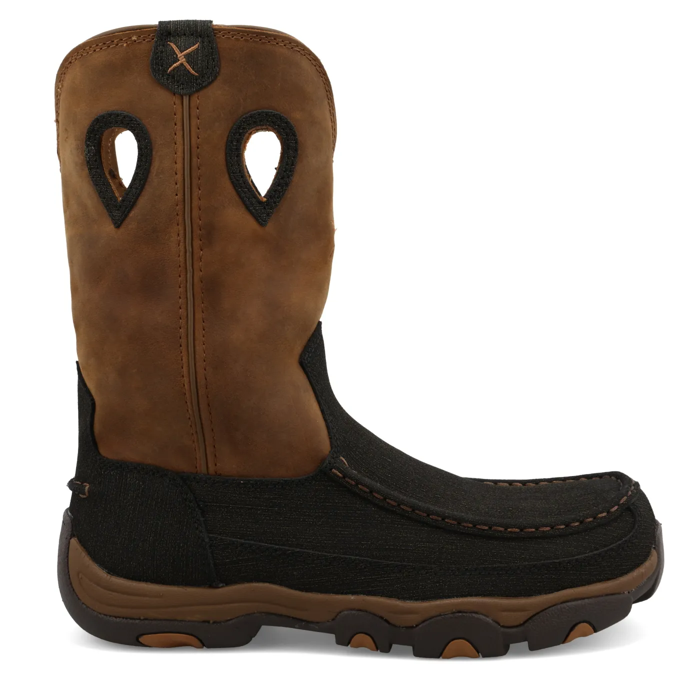 Twisted X Work Pull On Hiker Boot – Charcoal & Tan