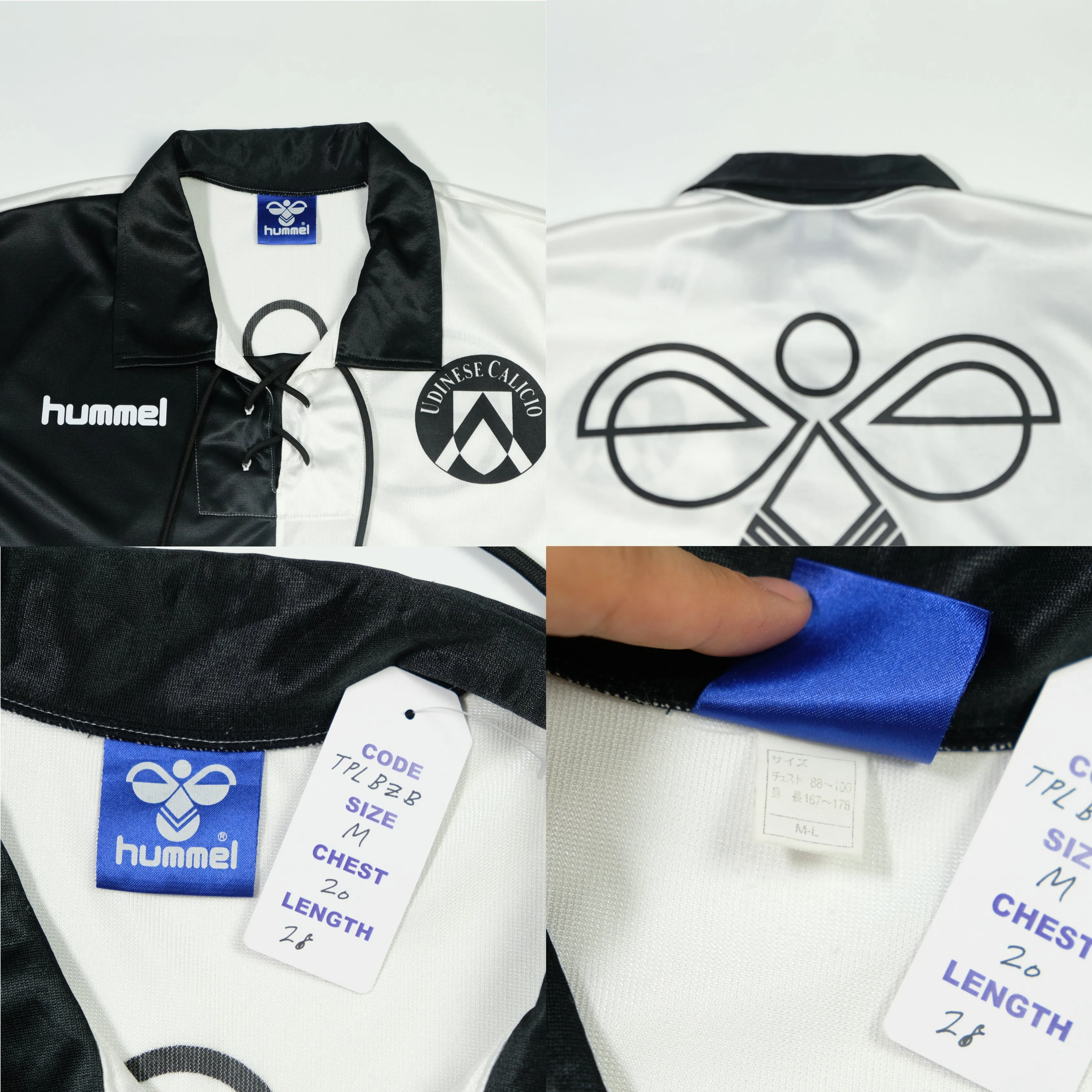 Udinese Italy Hummel 1996/1997 Football Shirt Medium