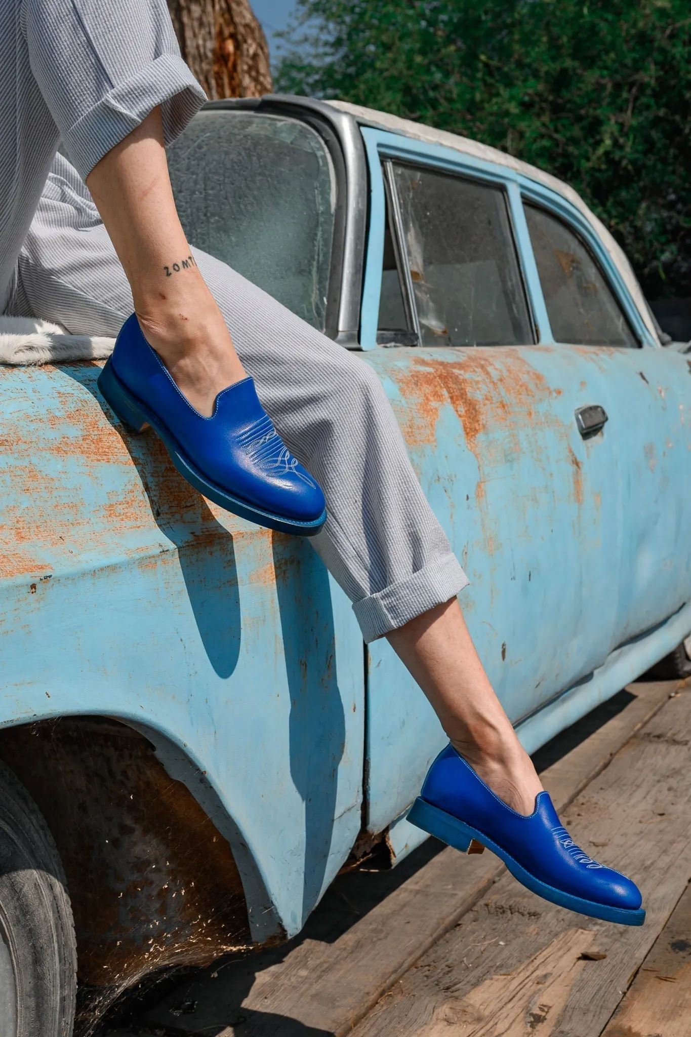 Uma Loafers Bleu