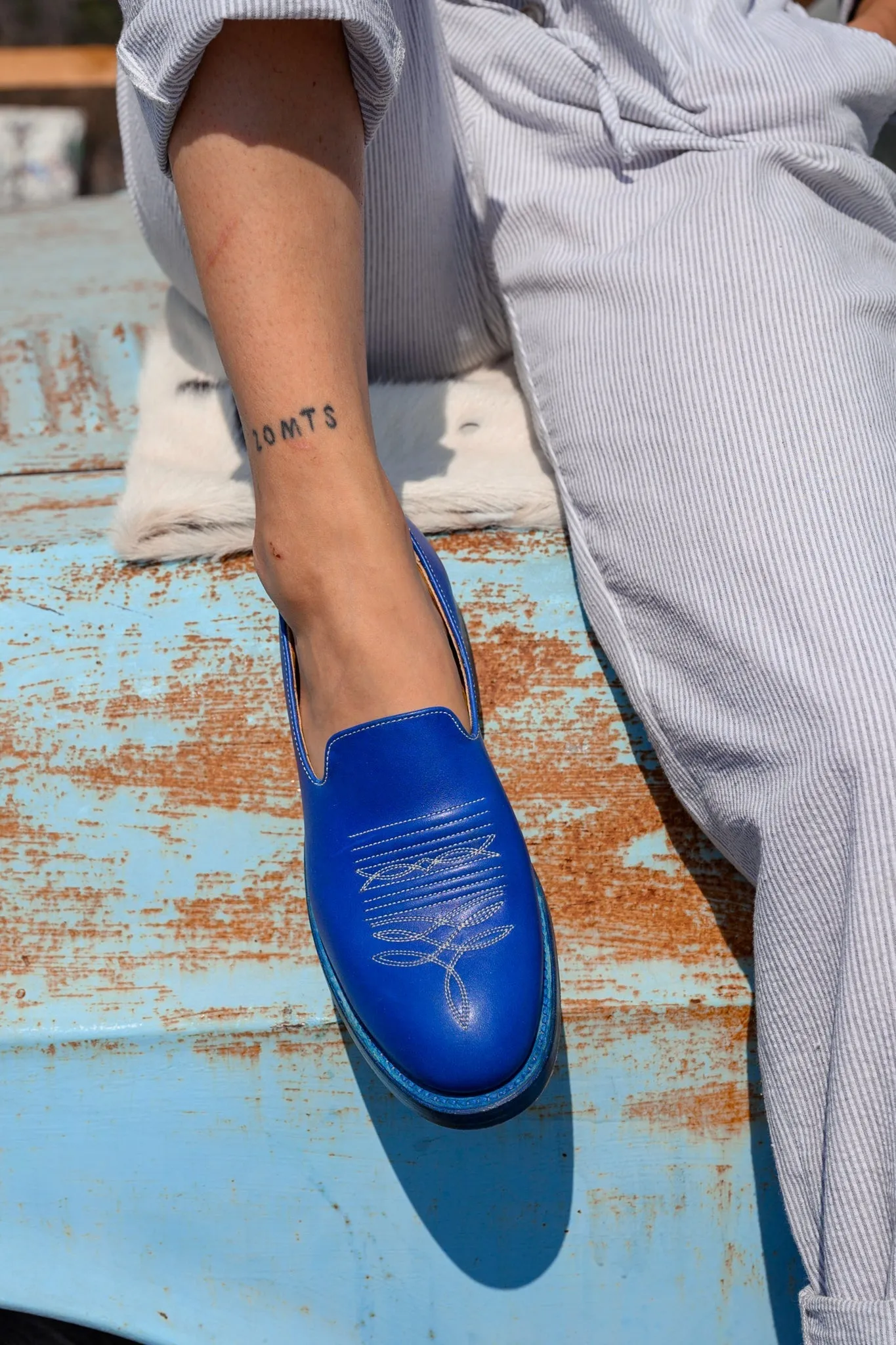 Uma Loafers Bleu