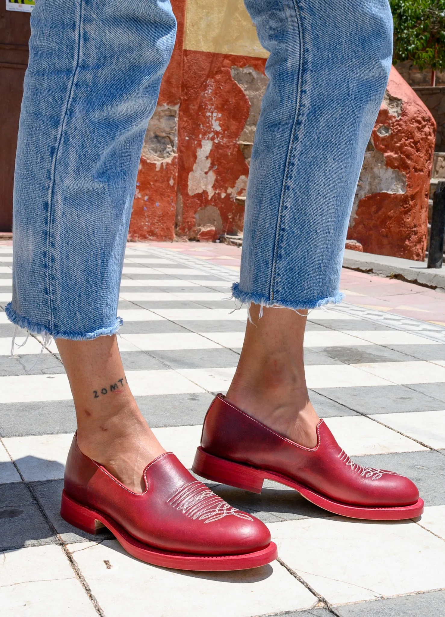 Uma Loafers Rouge