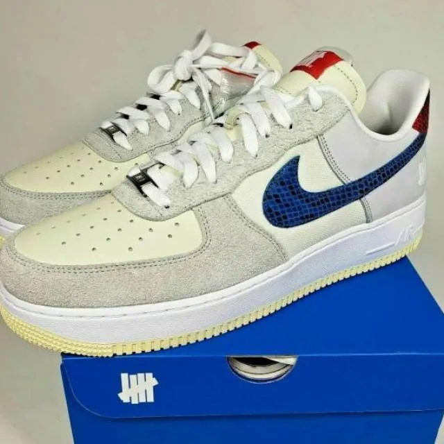 Undefeated x nike air force 1 low 5 on it
