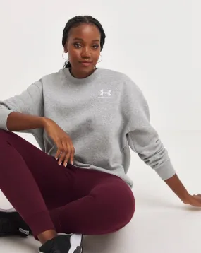 Under Armour Essential Fleece OS Crew | Simply Be